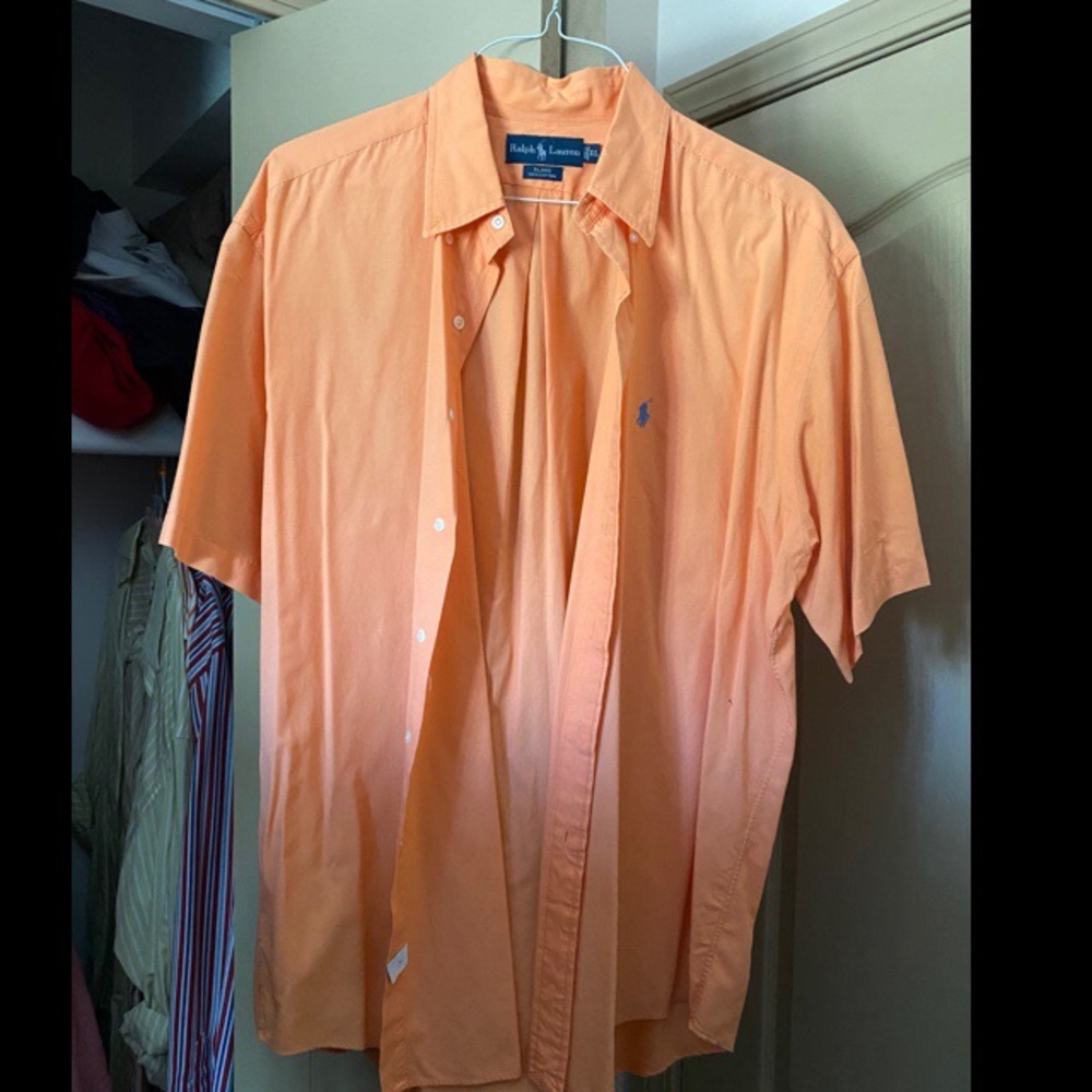 Orange Short Sleeve Polo
